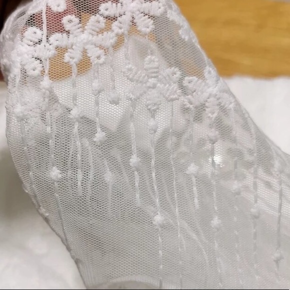 Bella Stitch Ivy And Lace Boho Button Front Maxi Dress In Allover Lace, Lined - Picture 7 of 9